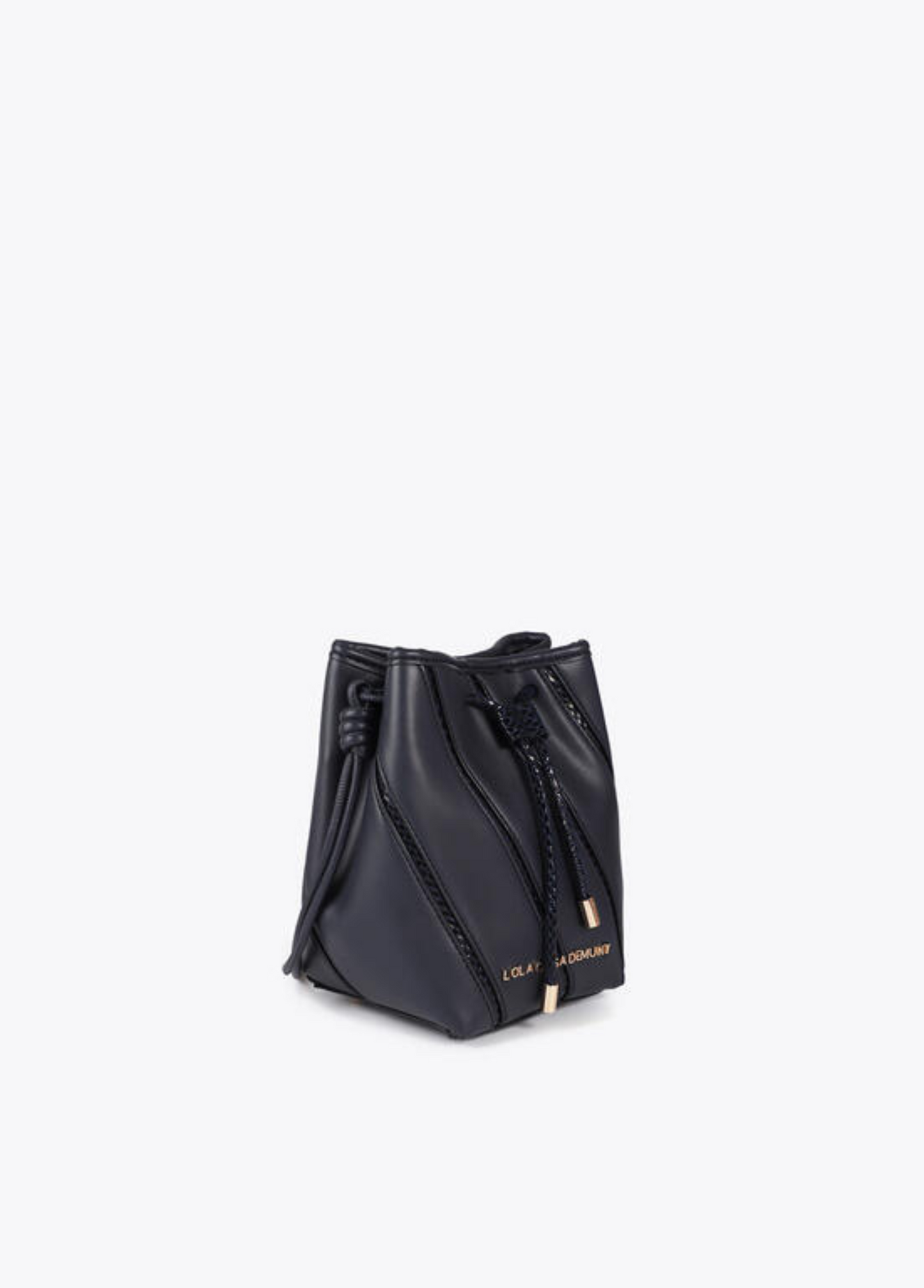 BOLSA BUCKET ENTRANÇADA COM CORDÃO - LOLA CASADEMUNT