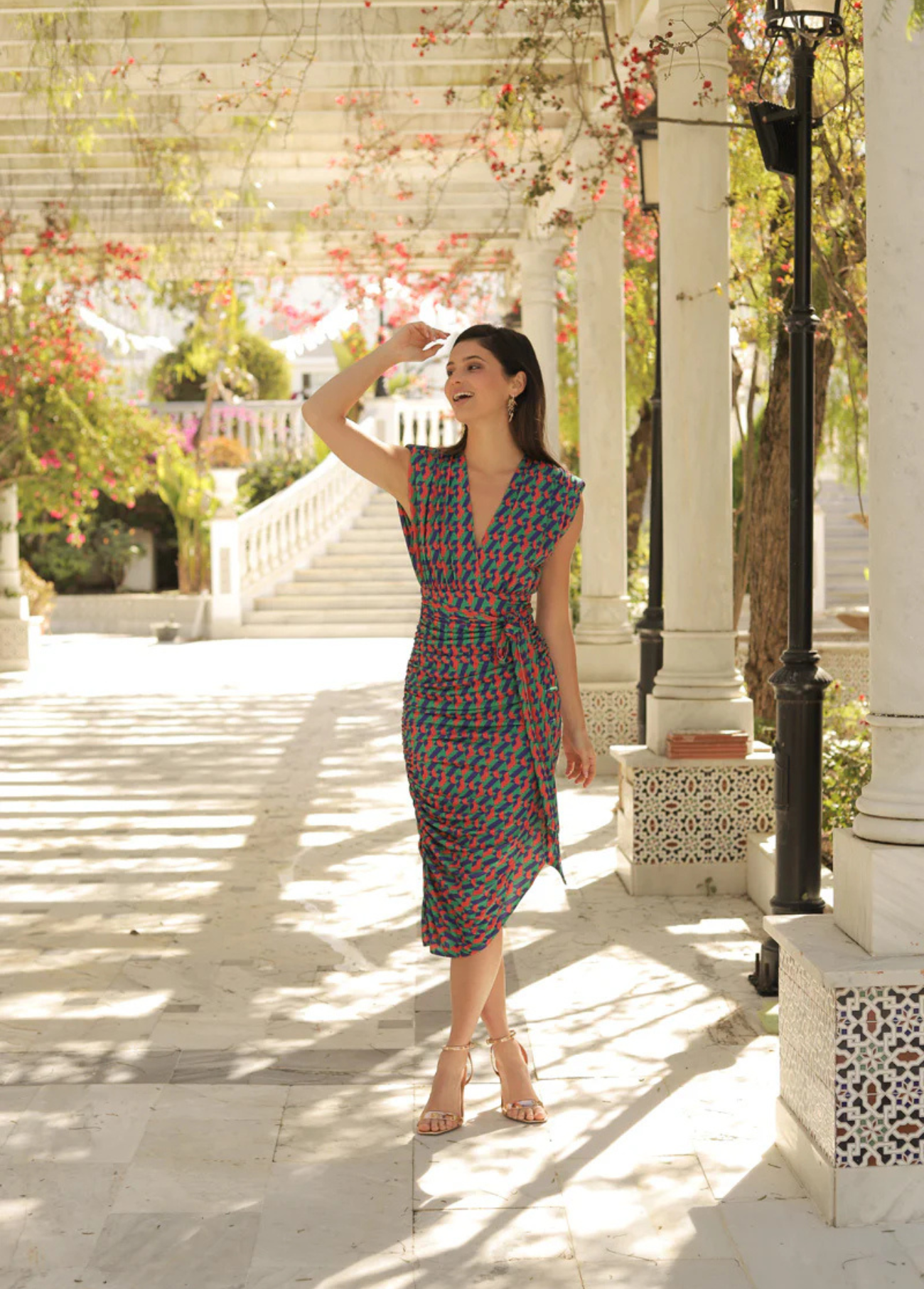 VESTIDO ESTAMPADO CORES - CAYRO