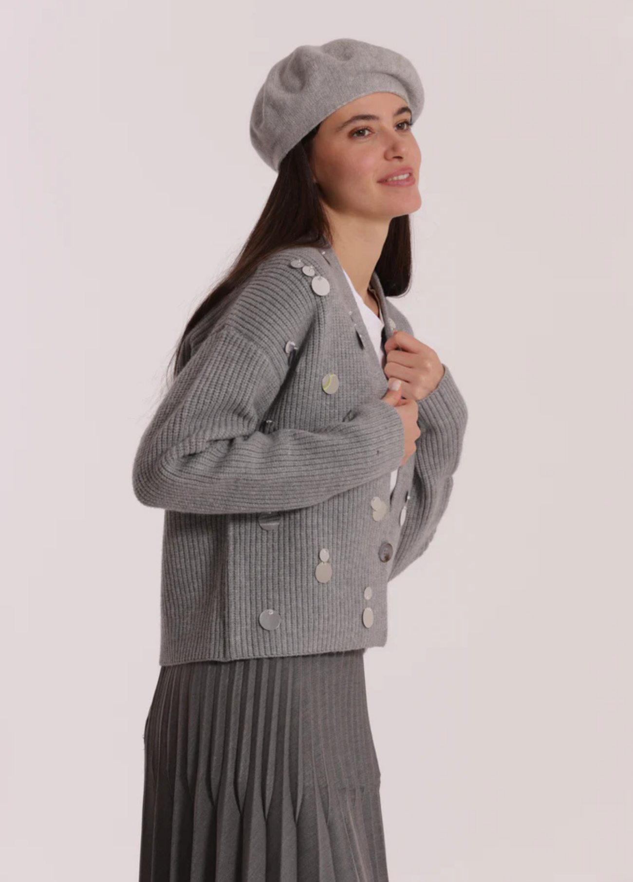 CARDIGAN COM STRASS - MIMI MUA