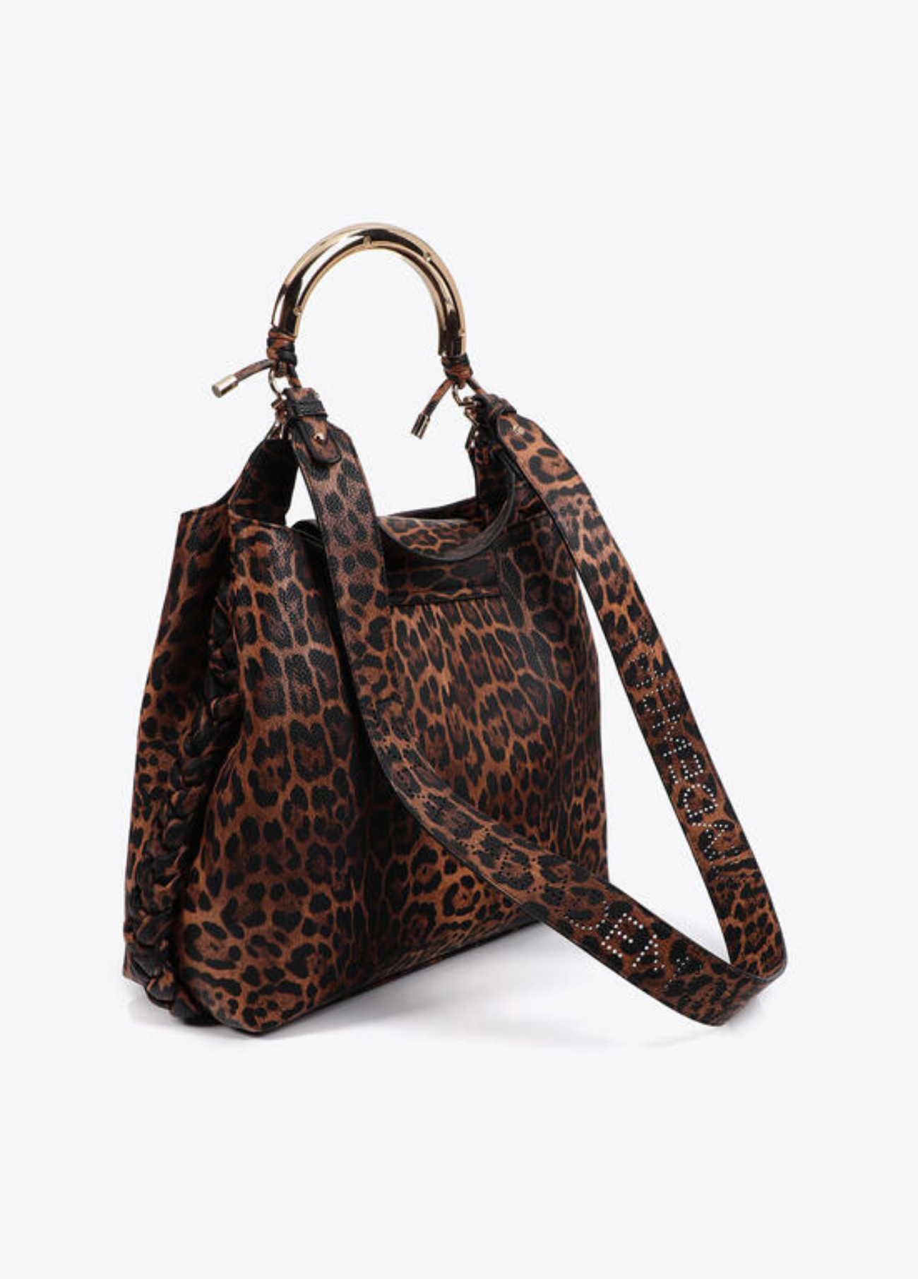 SHOPPER ANIMAL PRINT COM PEGA METÁLICA - LOLA CASADEMUNT