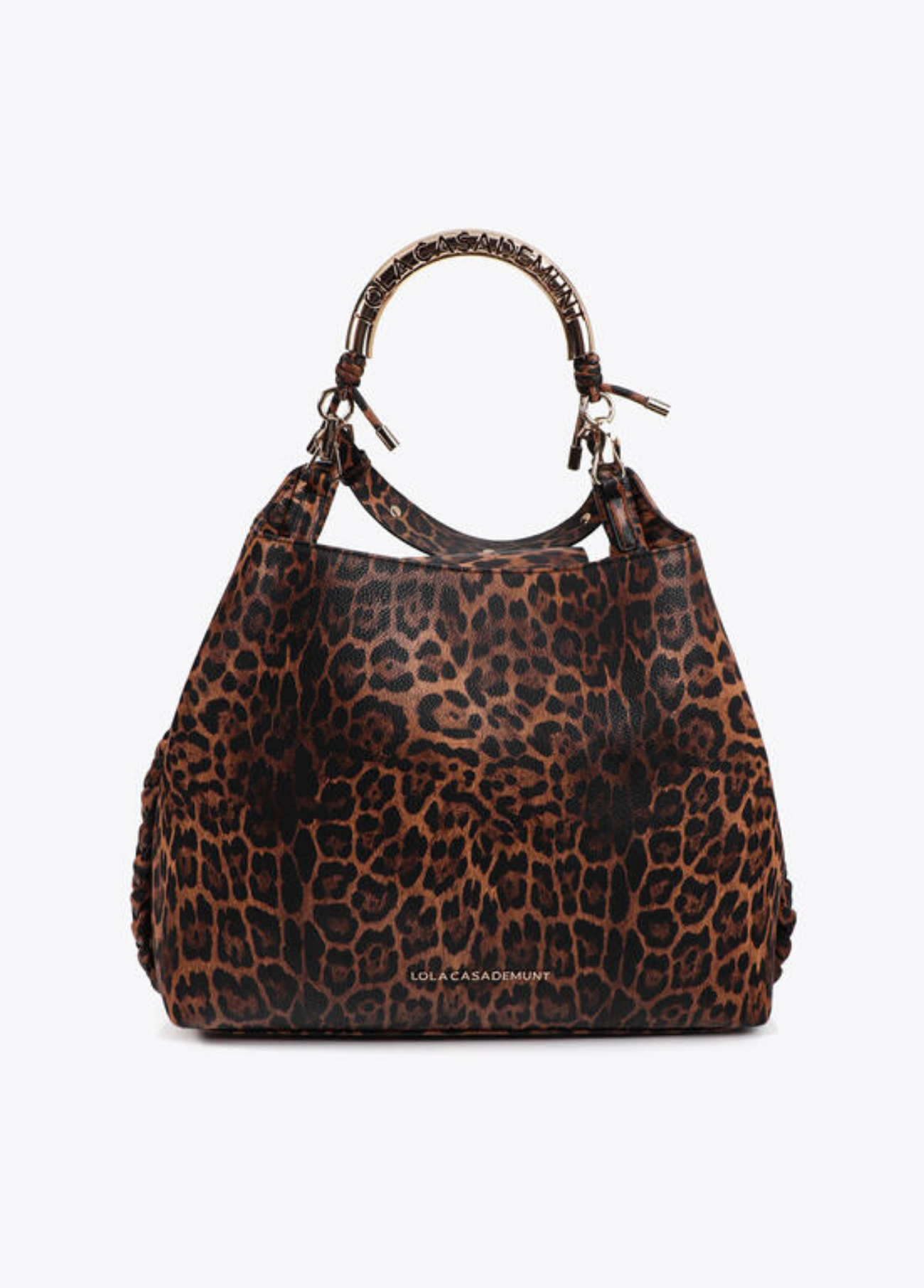 SHOPPER ANIMAL PRINT COM PEGA METÁLICA - LOLA CASADEMUNT