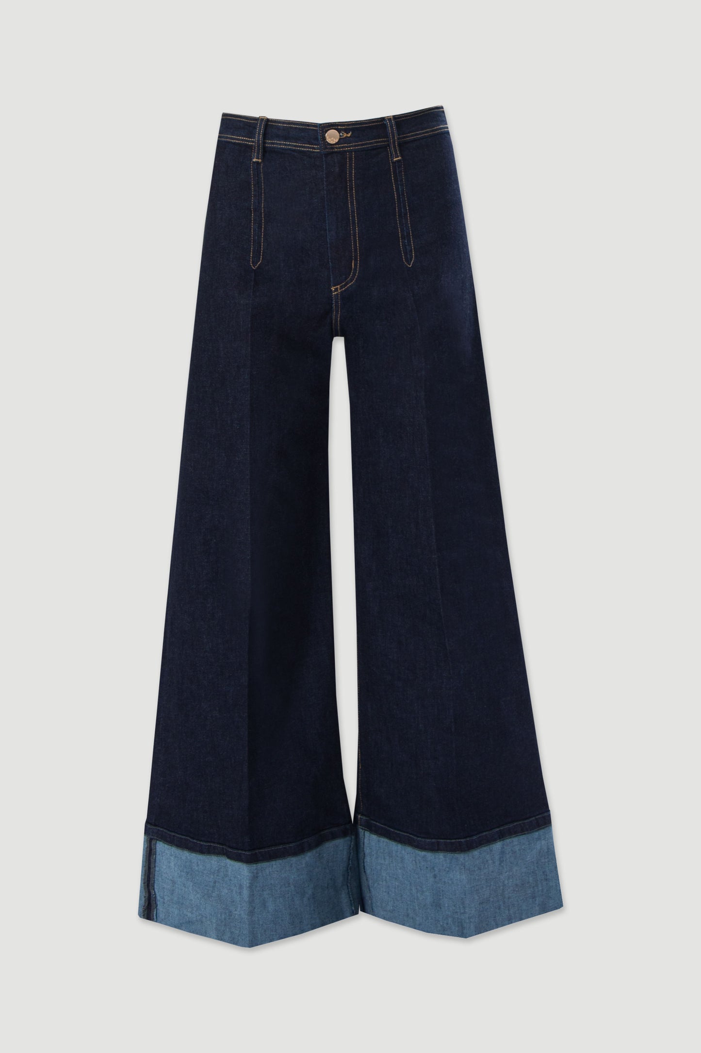 JEANS WIDE LEG FEMININO DE CINTURA ALTA - FERRACHE
