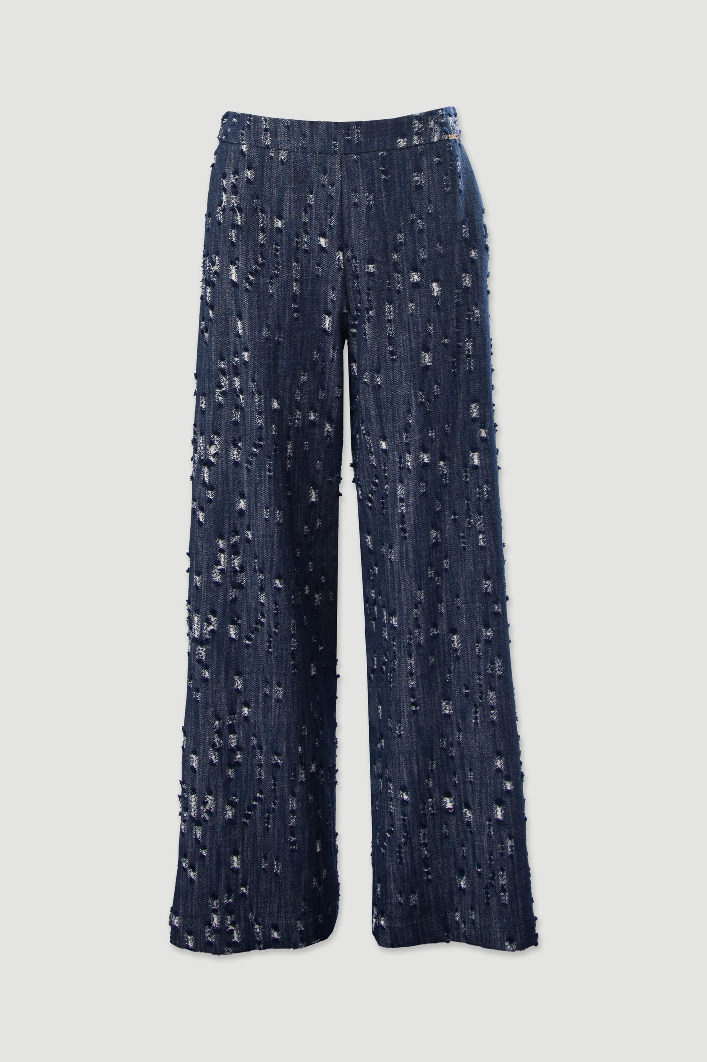 JEANS FEMININOS WIDE LEG COM RELEVOS - FERRACHE