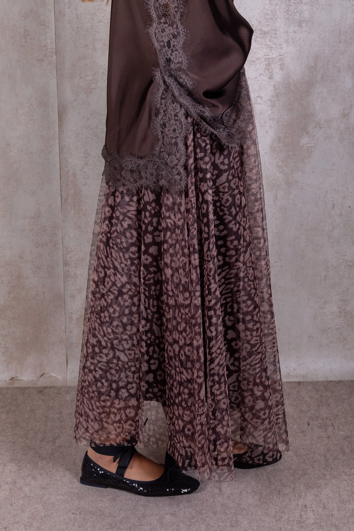 SAIA DE TULE ESTAMPADA - SMF