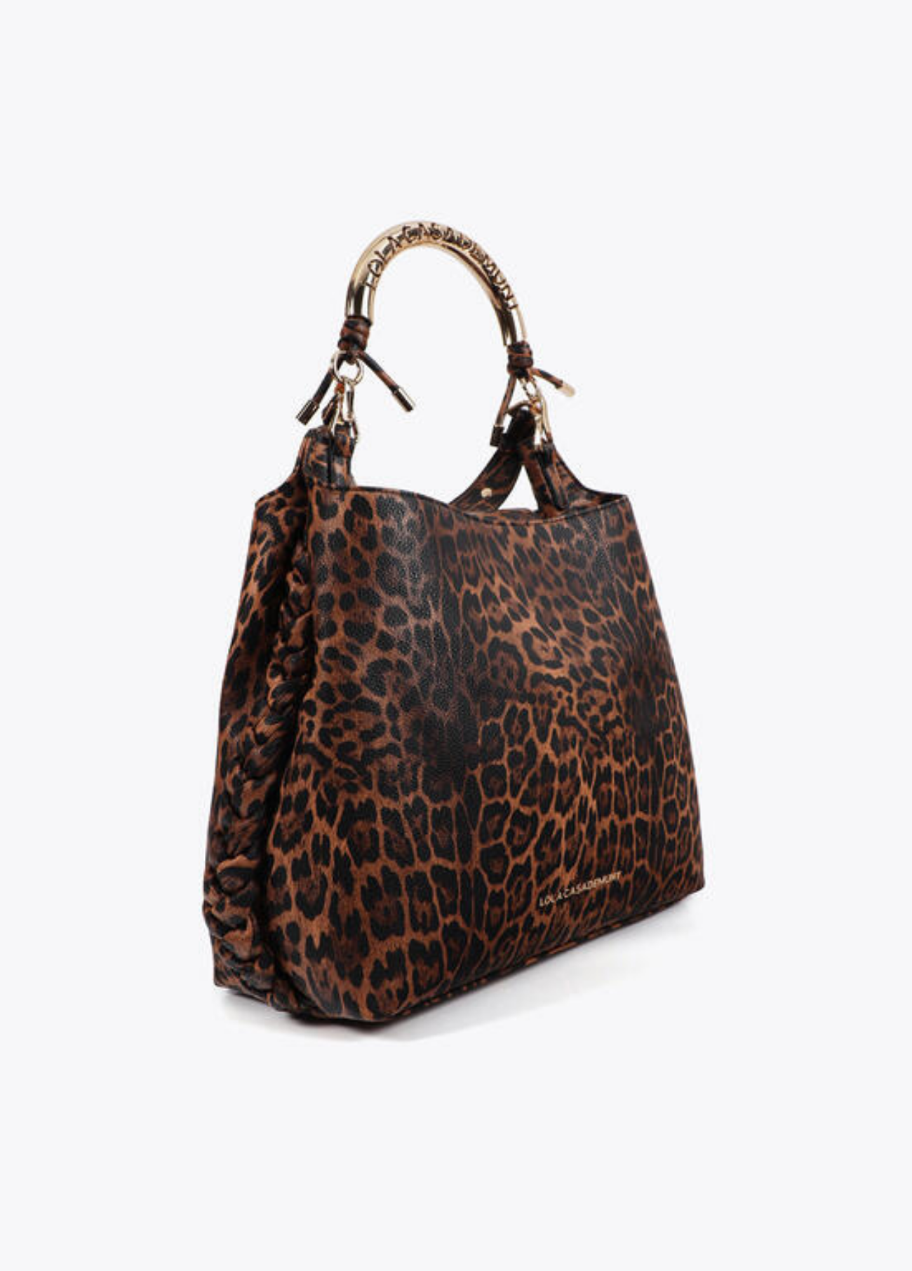 SHOPPER ANIMAL PRINT COM PEGA METÁLICA - LOLA CASADEMUNT