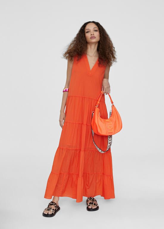VESTIDO NYLON LARANJA - LOLA CASADEMUNT