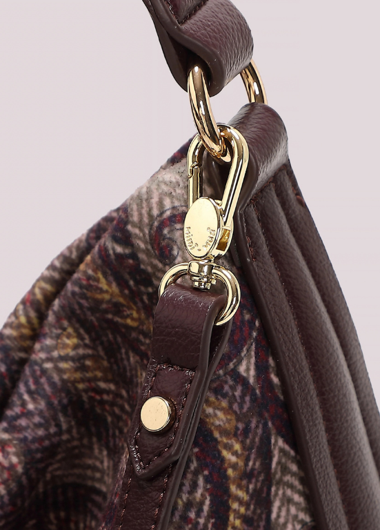 MALA DE OMBRO COM ESTAMPADO DE CORNUCÓPIAS - MIMI MUA