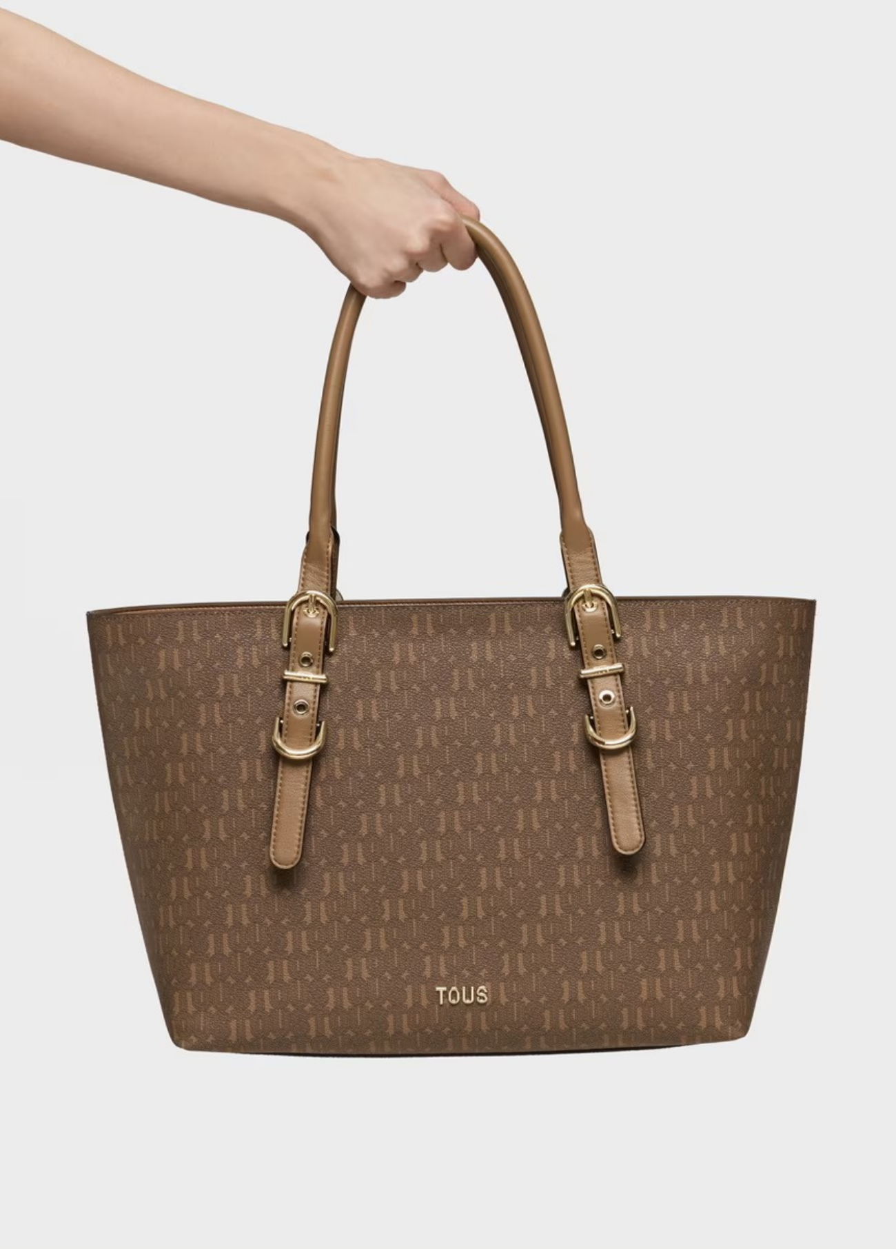 MALA TOTE BAG GRANDE TERRA TOUS BUCKLES SILHOUETTE - TOUS
