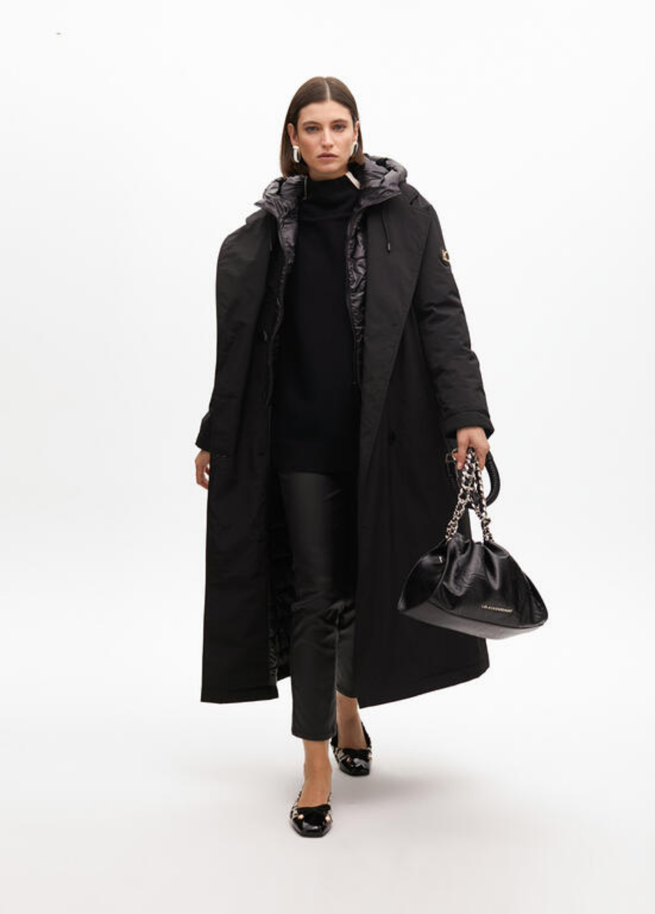 TRENCH COAT PRETA - LOLA CASADEMUNT