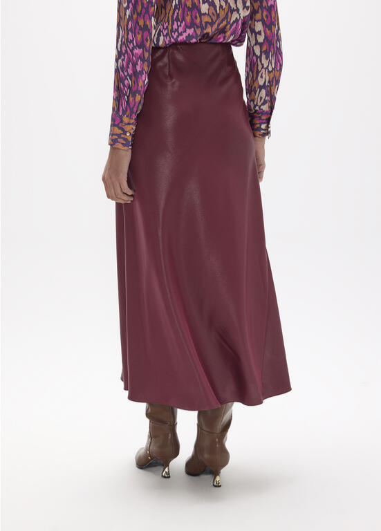 SAIA ACETINADA BORDEAUX - LOLA CASADEMUNT