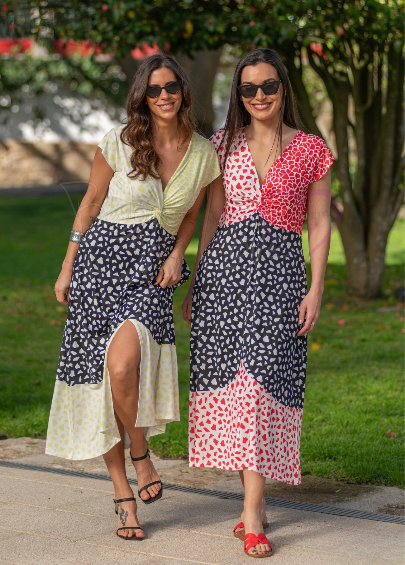 VESTIDO ESTAMPADO COM PINTAS EM MALHA FRIA - BABY LOVE
