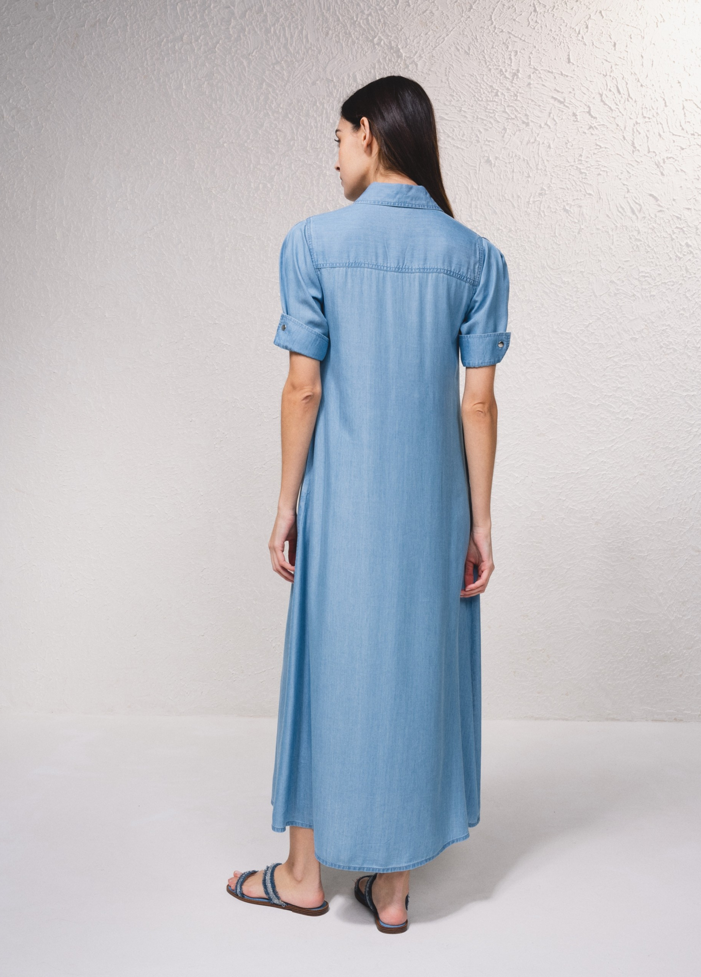 VESTIDO MIDI EM TENCEL - SMF