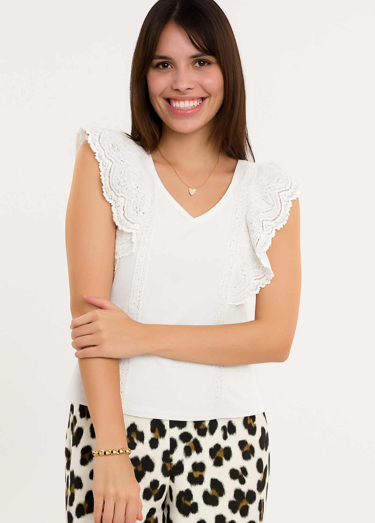 BLUSA COM FOLHOS - ALIBY