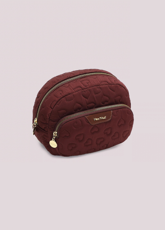 ESTEJO NECESSAIRE ACOLCHOADO COM CORAÇÕES - MIMI MUA