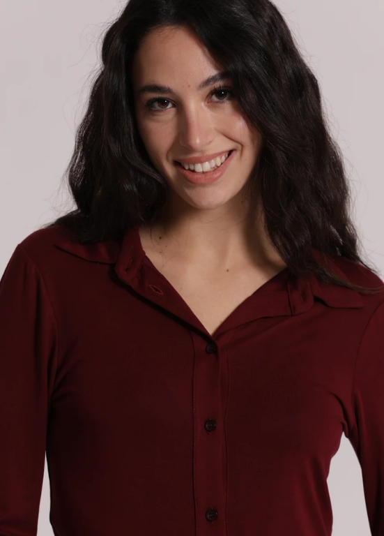 BODY CAMISA EM VISCOSE - MIMI MUA