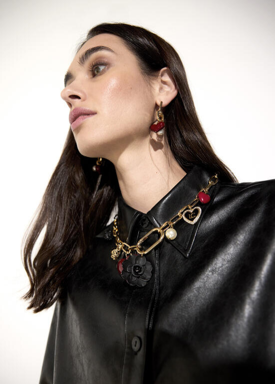 COLAR DOURADO DE CHARMES ELEGANTES LC - LOLA CASADEMUNT