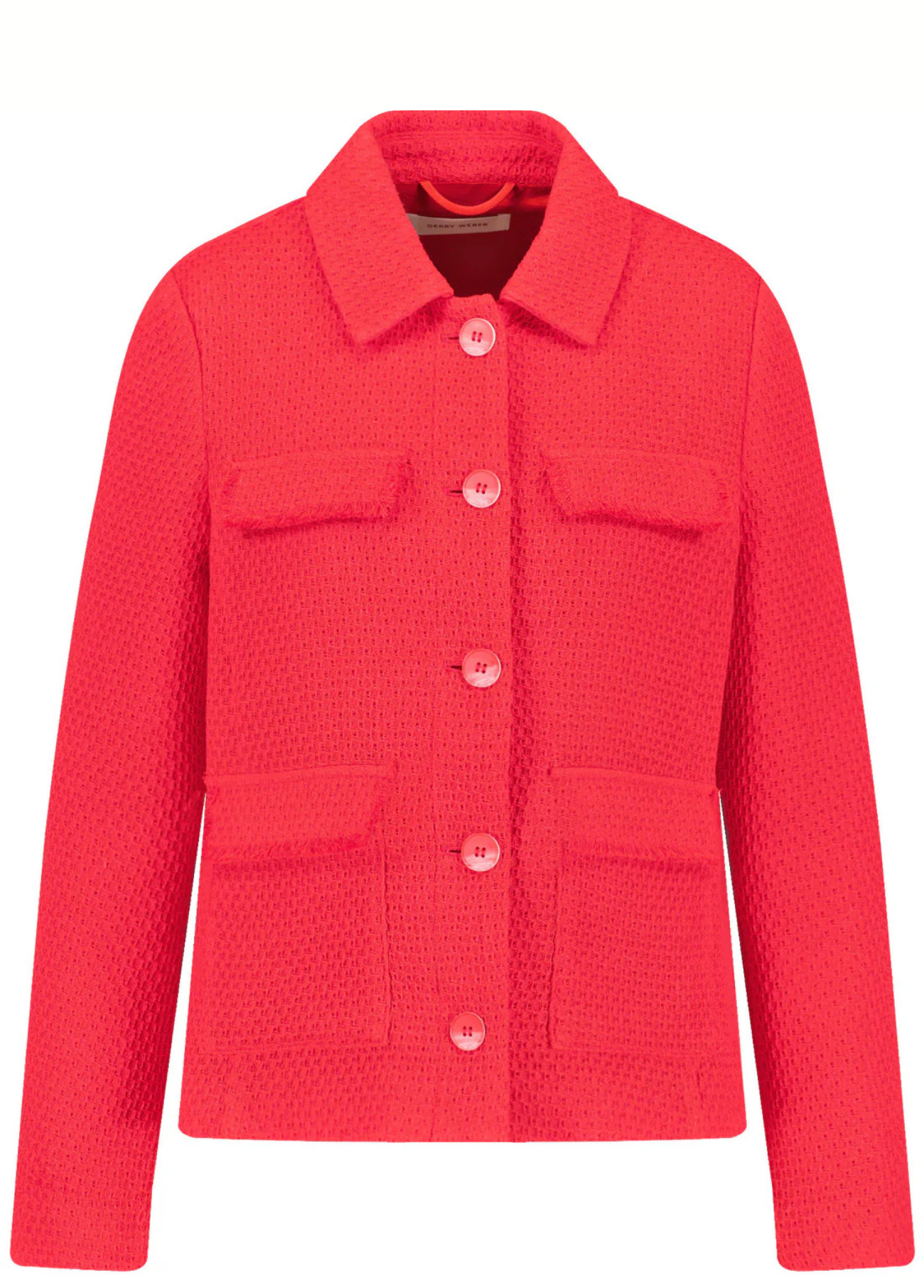 JAQUETA BLAZER TEXTURIZADO EM VERMELHO - GERRY WEBER