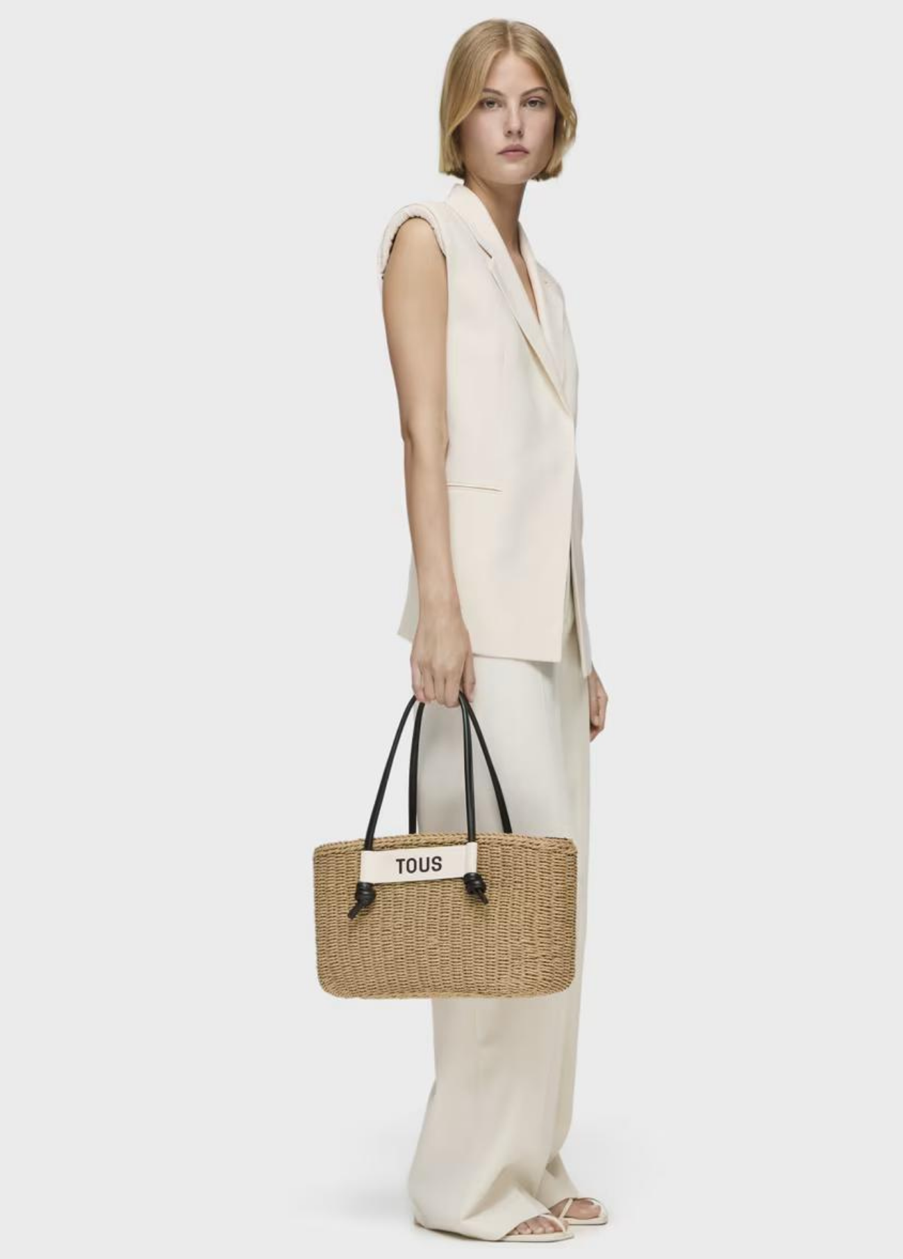 MALA SHOPPER RÁFIA - TOUS