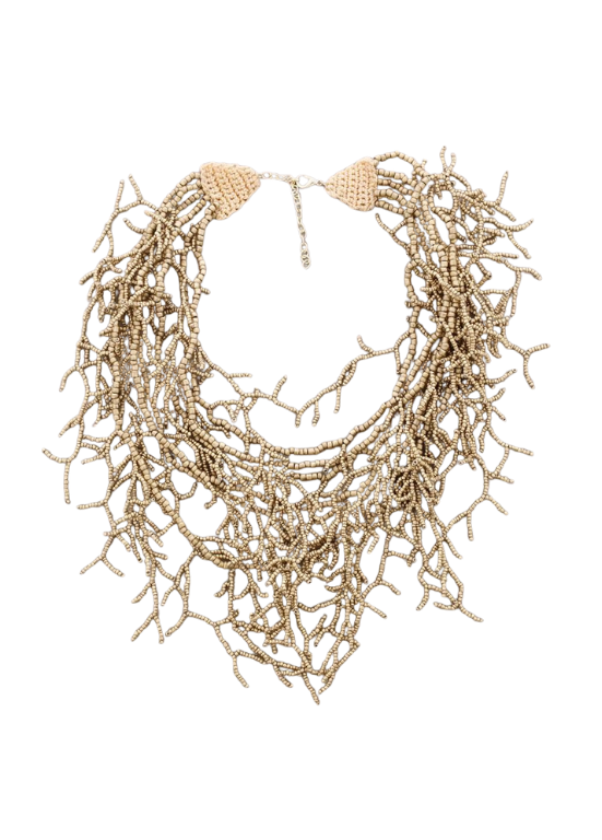 COLAR CORAL DE MISSANGAS - ALIBY