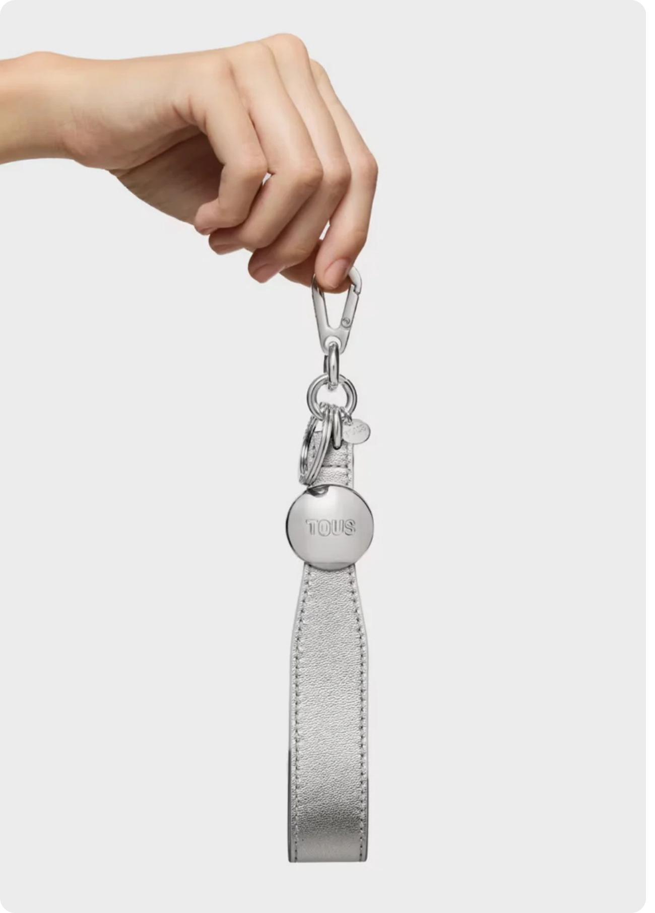 PORTA-CHAVES METAL PRATEADO - TOUS