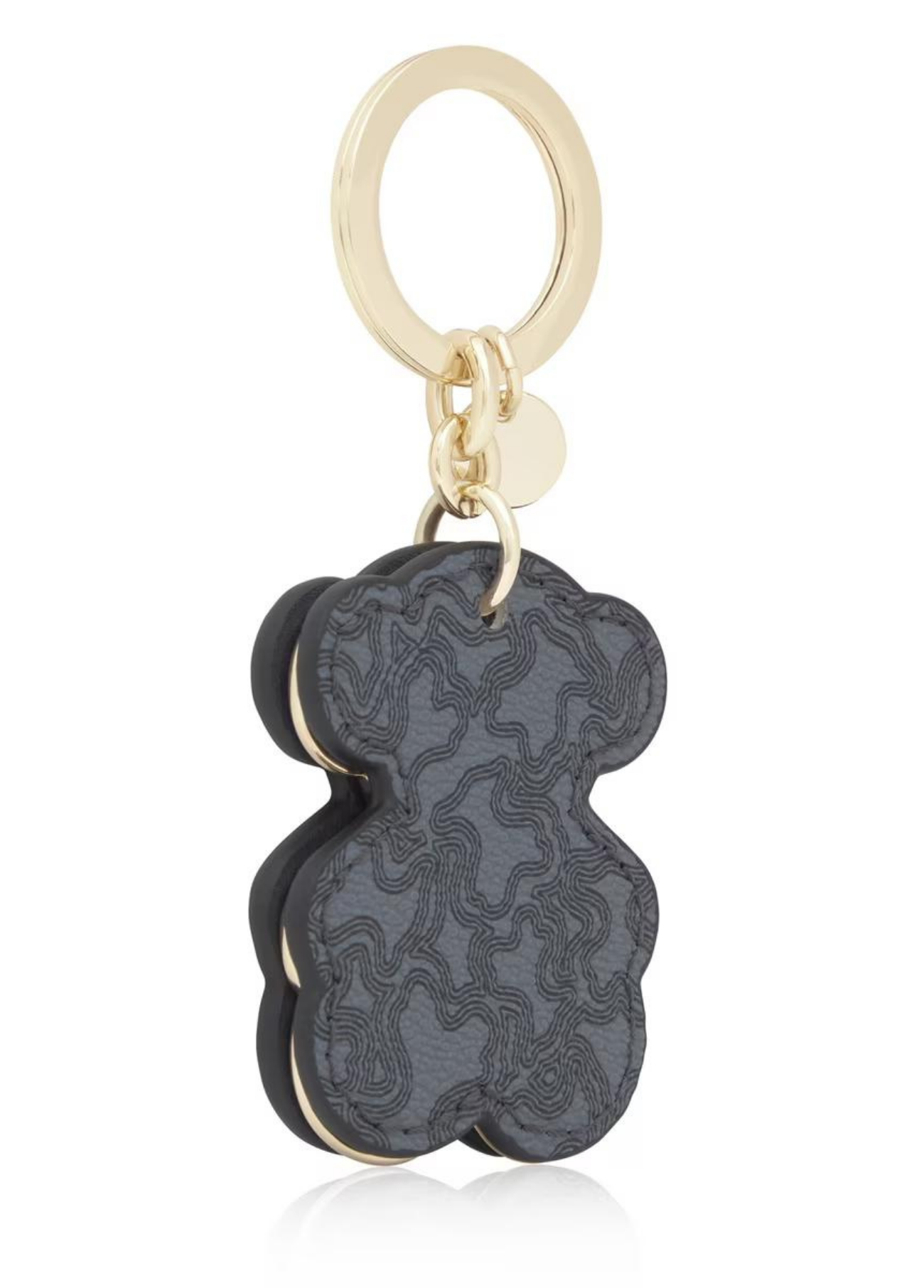 PORTA-CHAVES PRETO TRIPLE BEAR - TOUS