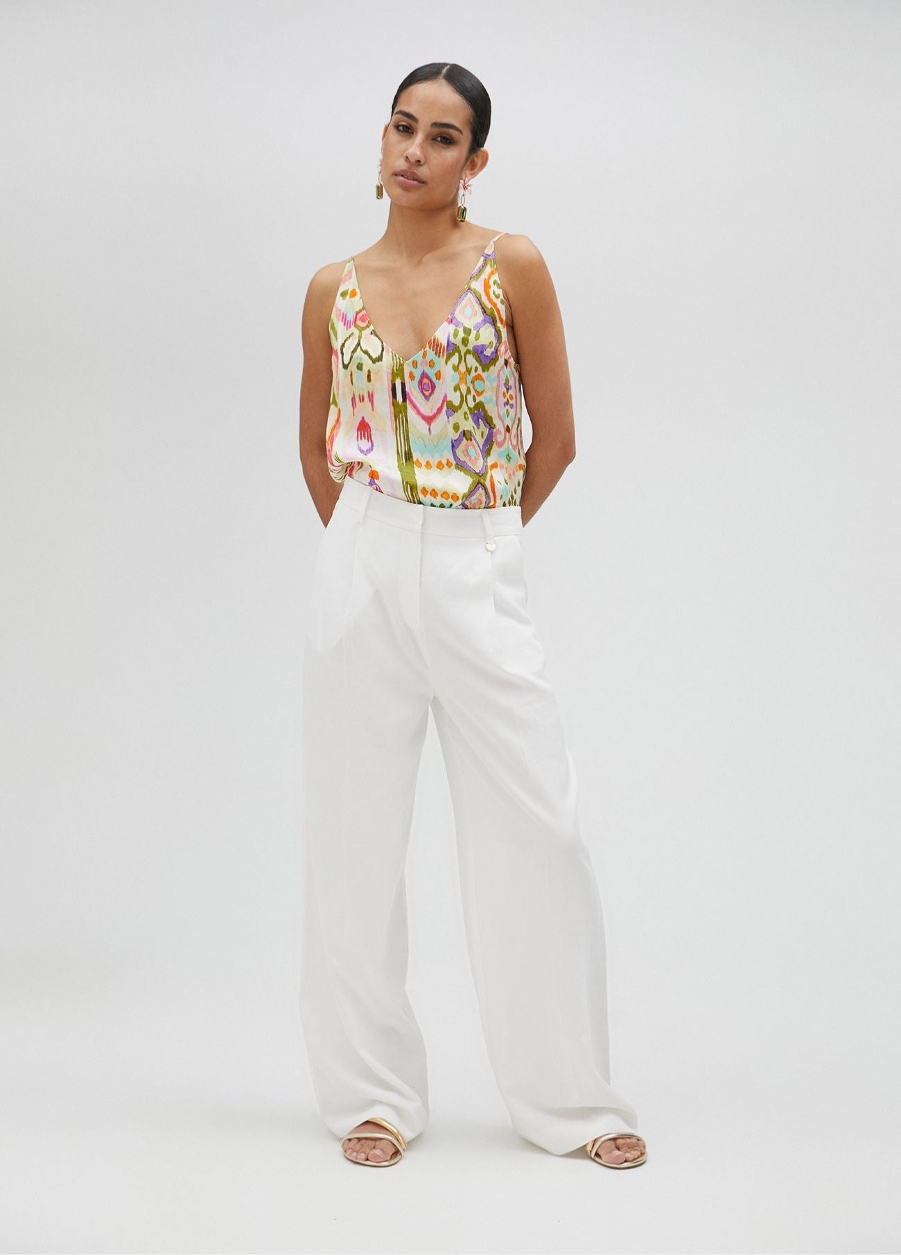 TOP SEDOSO ESTAMPADO ÉTNICO - LOLA CASADEMUNT