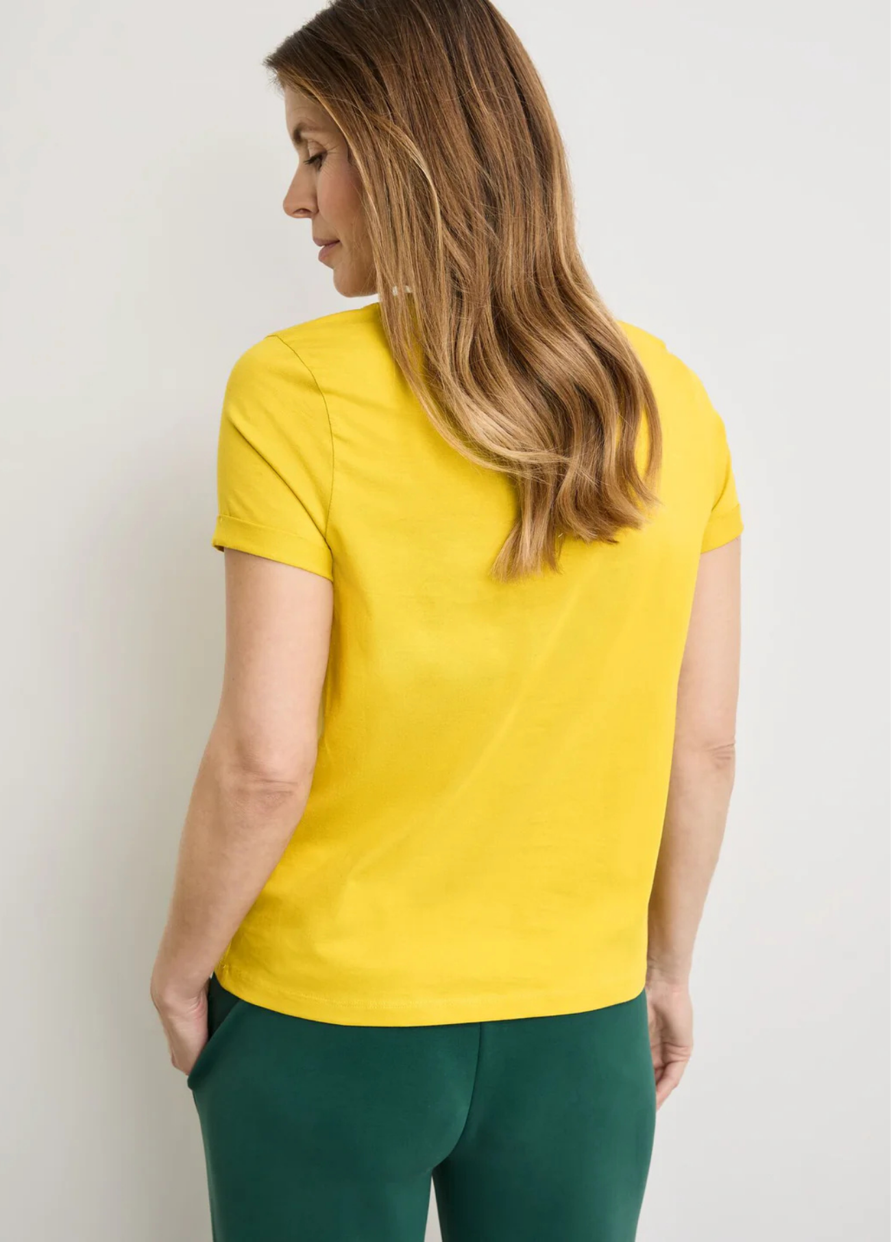 T-SHIRT ALGODÃO COM STRASS DECORATIVOS - GERRY WEBER