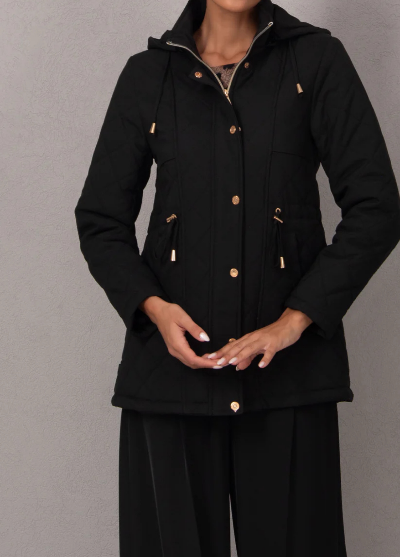 PARKA ACOLCHOADA PRETA - FERRACHE