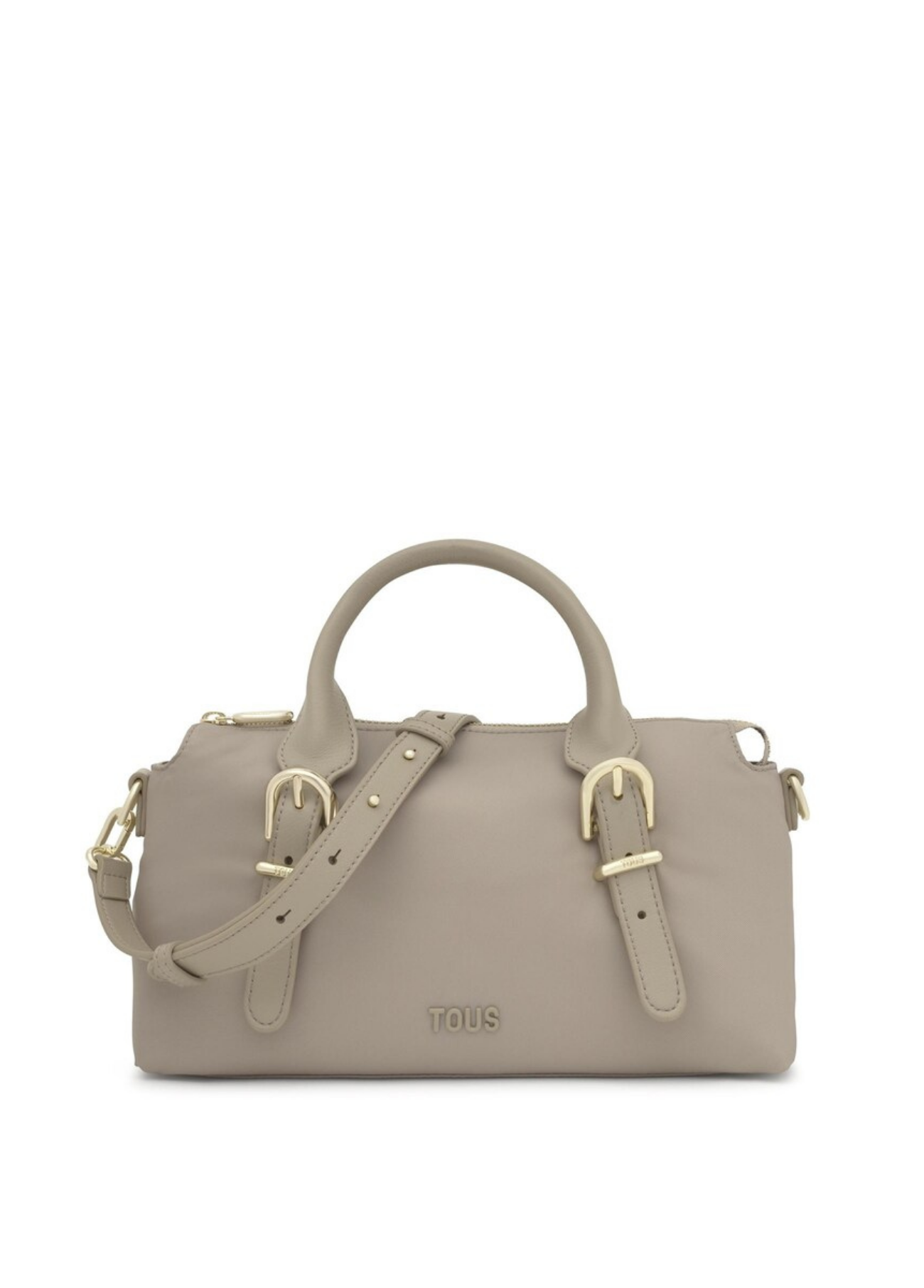 MALA BOWLING MÉDIA BUCKLES SOFT TAUPE - TOUS