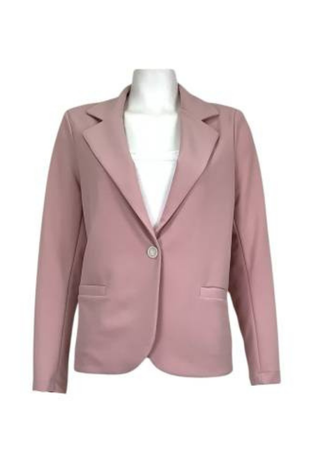 BLAZER EM TECIDO ELÁSTICO ROSA - ADET
