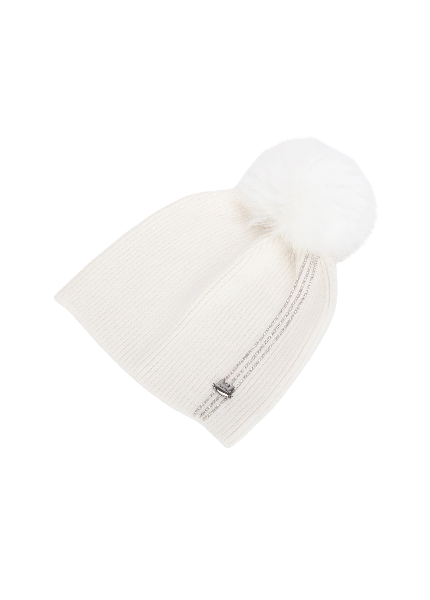 GORRO COM STRASS E POM POM - MIMI MUA