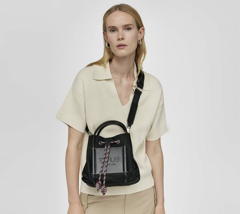 MALA TIPO SACO EMPIRE SOFT PRETA - TOUS