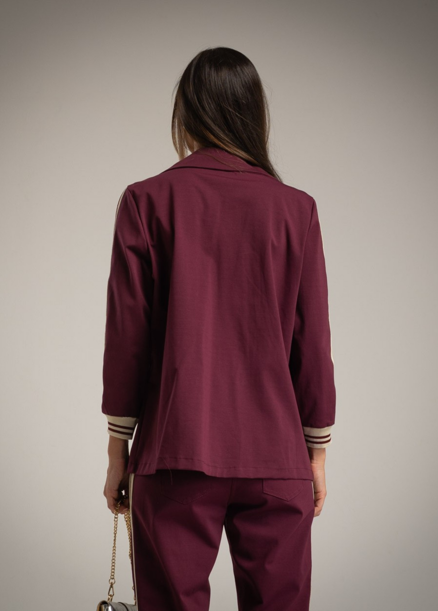 BLAZER DE MALHA ESTILO TRAINING - ALBANOS