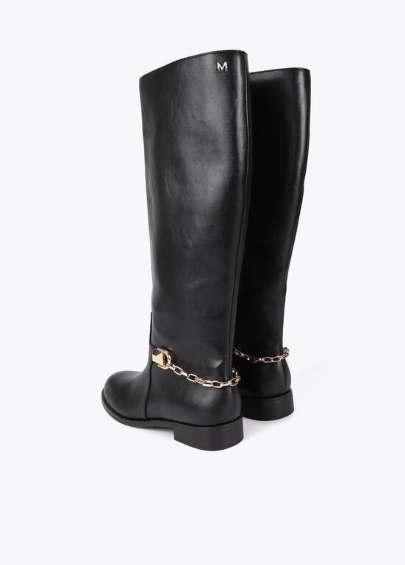 BOTAS ALTAS COM CORRENTE DOURADA - LOLA CASADEMUNT BY MAITE