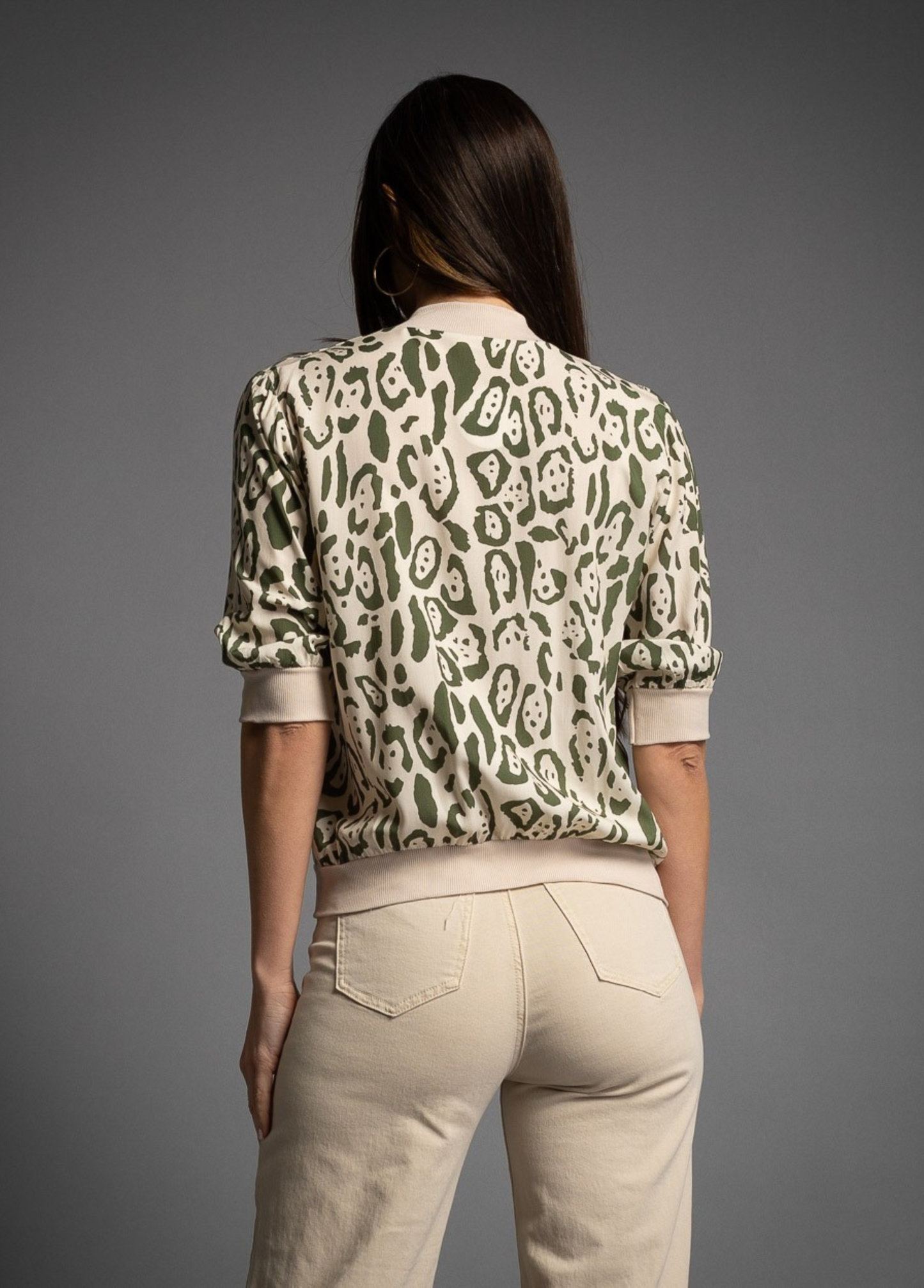 JAEQUETA BOMBER ESTAMPADO - ALIBY