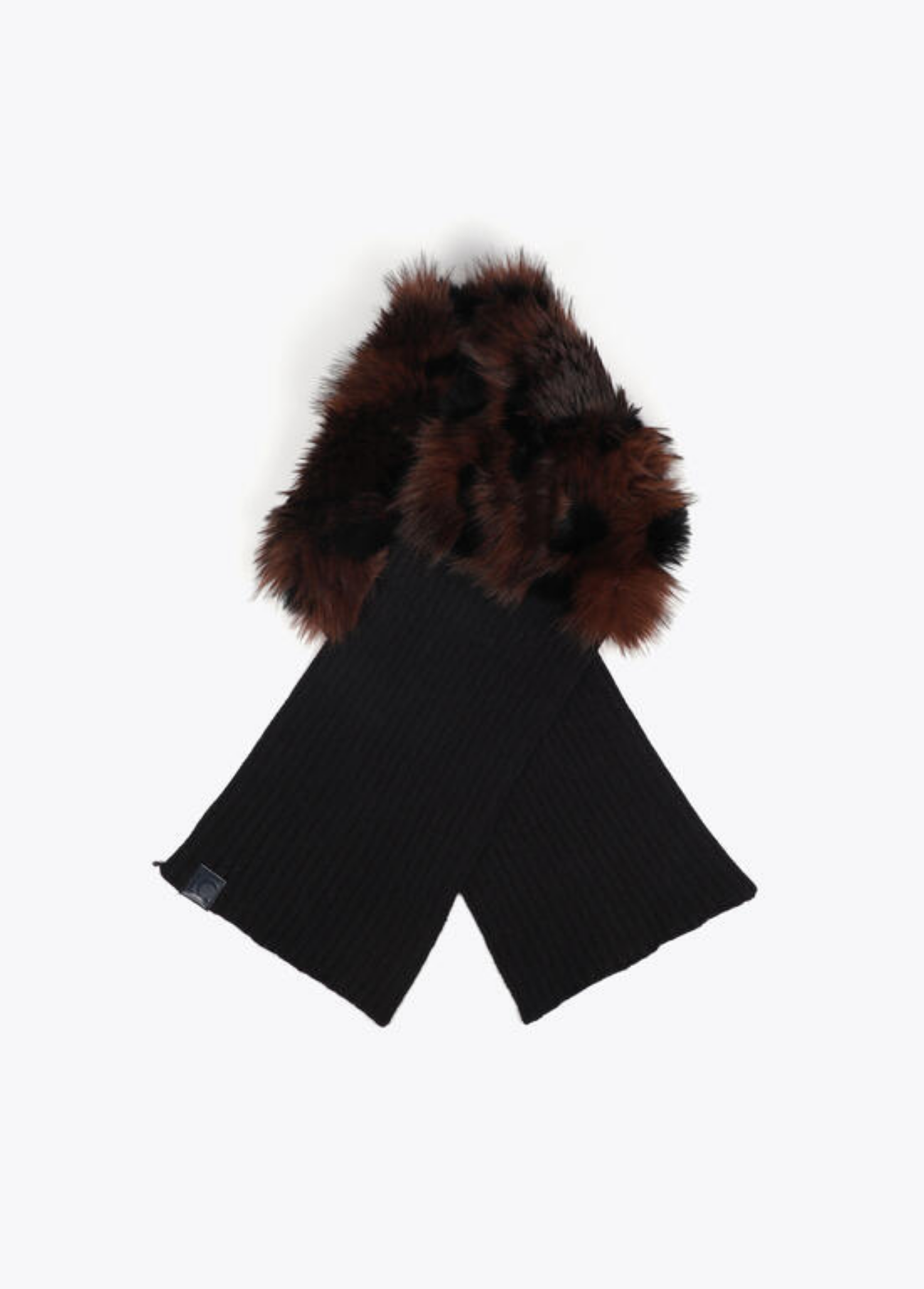 CACHECOL COM GOLA DE PÊLO ANIMAL PRINT - LOLA CASADEMUNT