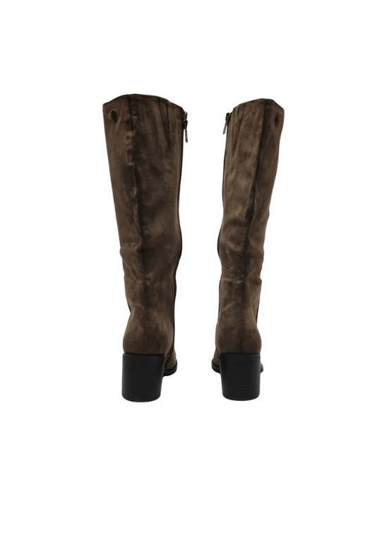 BOTAS DE COURO VEGANO DE CANO ALTO - XTI SHOES