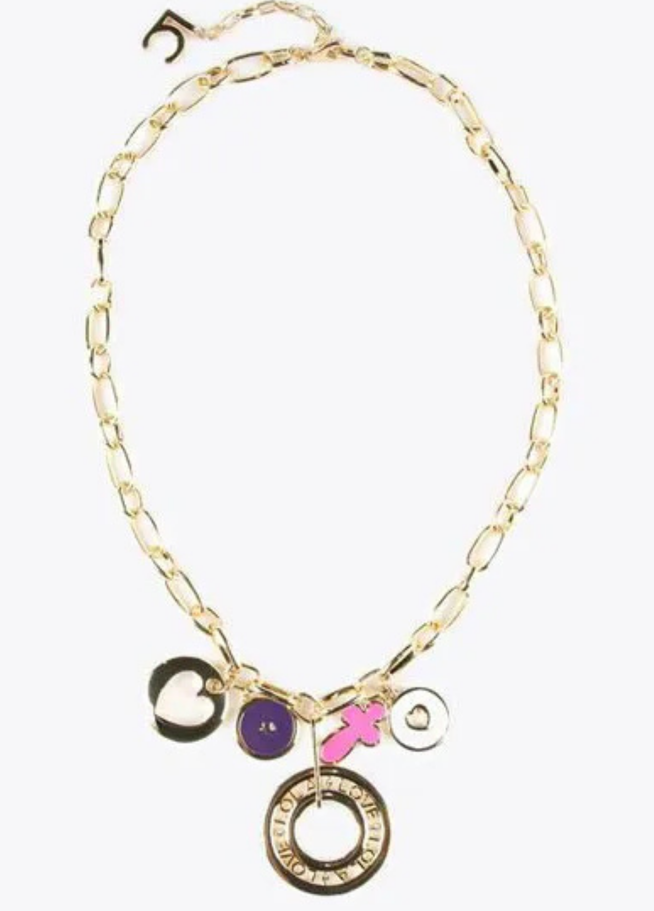 COLAR DOURADO E PENDENTES - LOLA CASADEMUNT