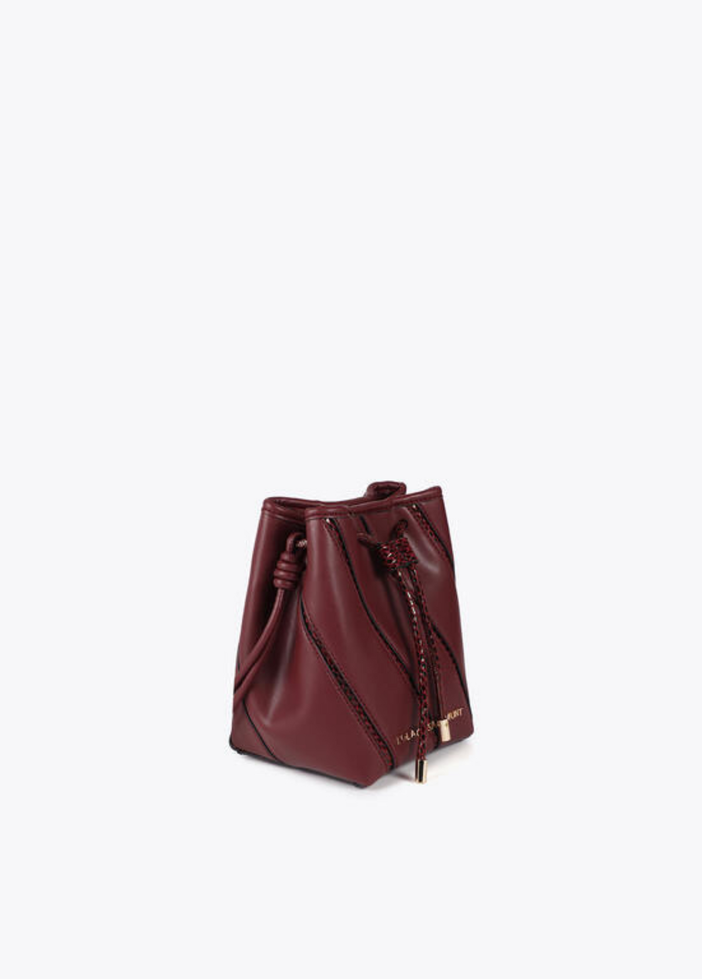 BOLSA BUCKET ENTRANÇADA COM CORDÃO - LOLA CASADEMUNT