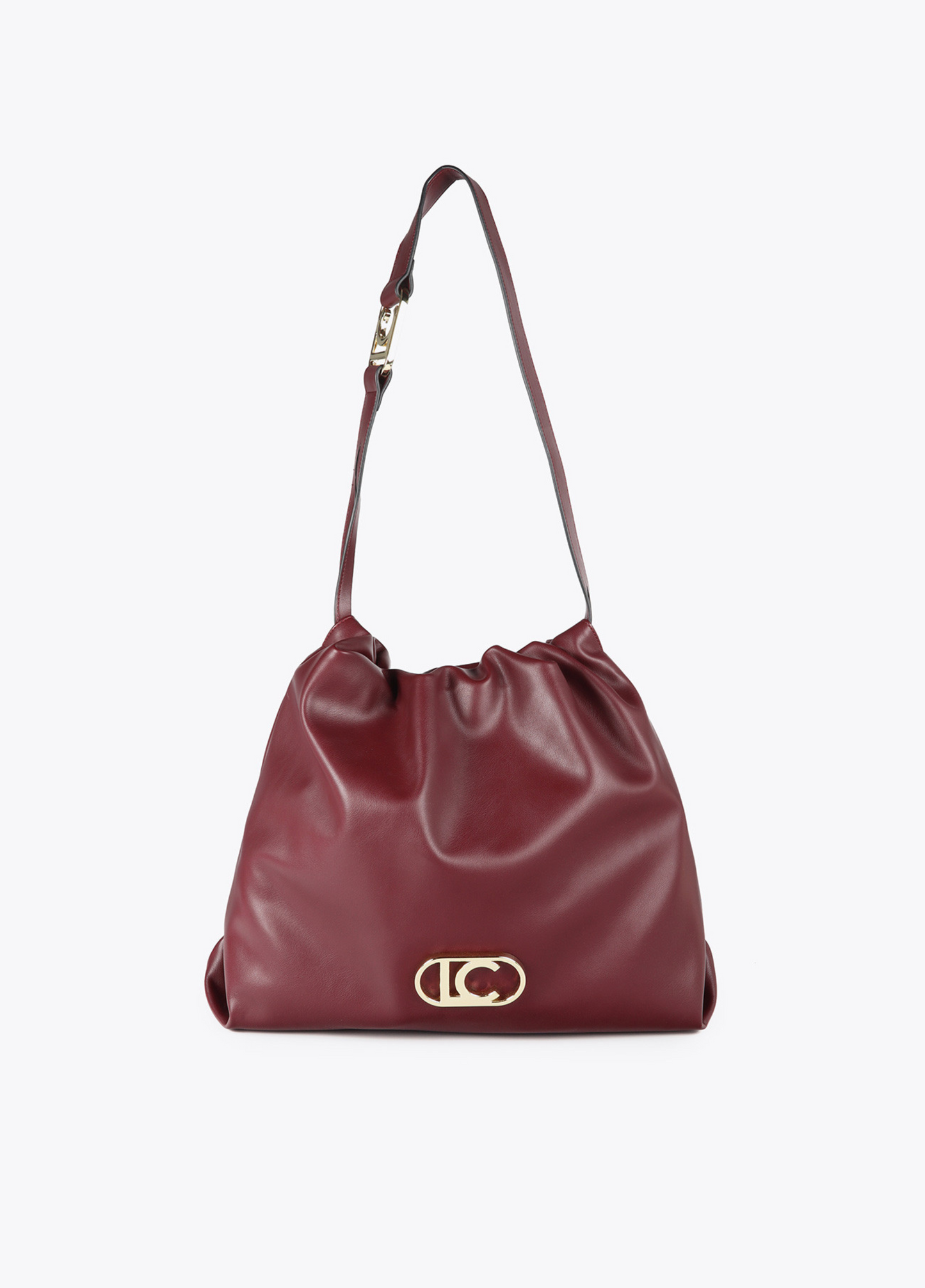 MALA SHOPPER EM ECOPELE COM LOGO OVAL - LOLA CASADEMUNT