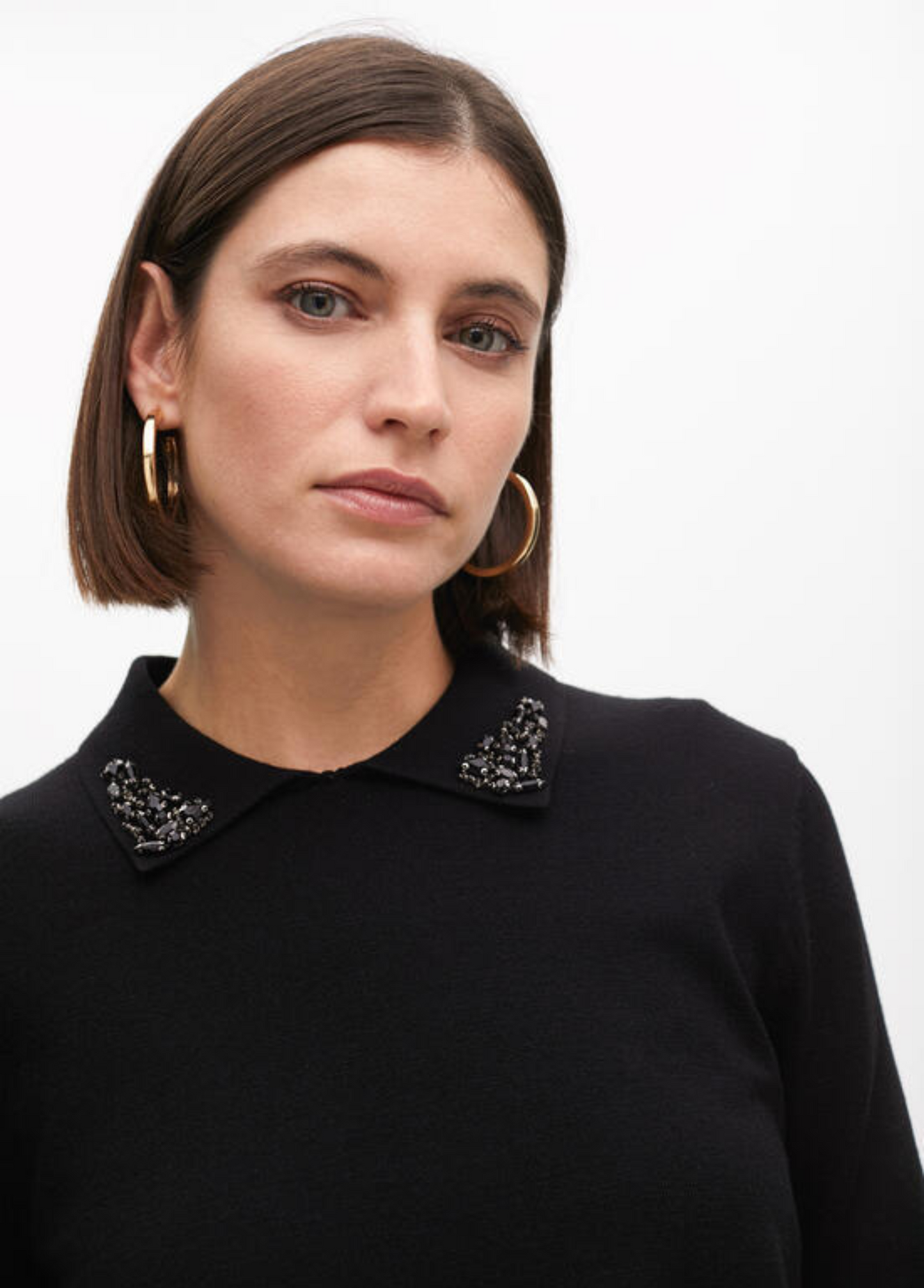 CAMISOLA MALHA COM BRILHOS NA GOLA E COSTAS ANIMAL PRINT - LOLA CASADEMUNT