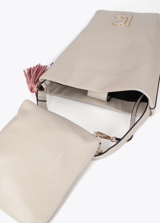 SHOPPER EM ECOPELE COM PORMENOR DE FRANJAS LC - LOLA CASADEMUNT