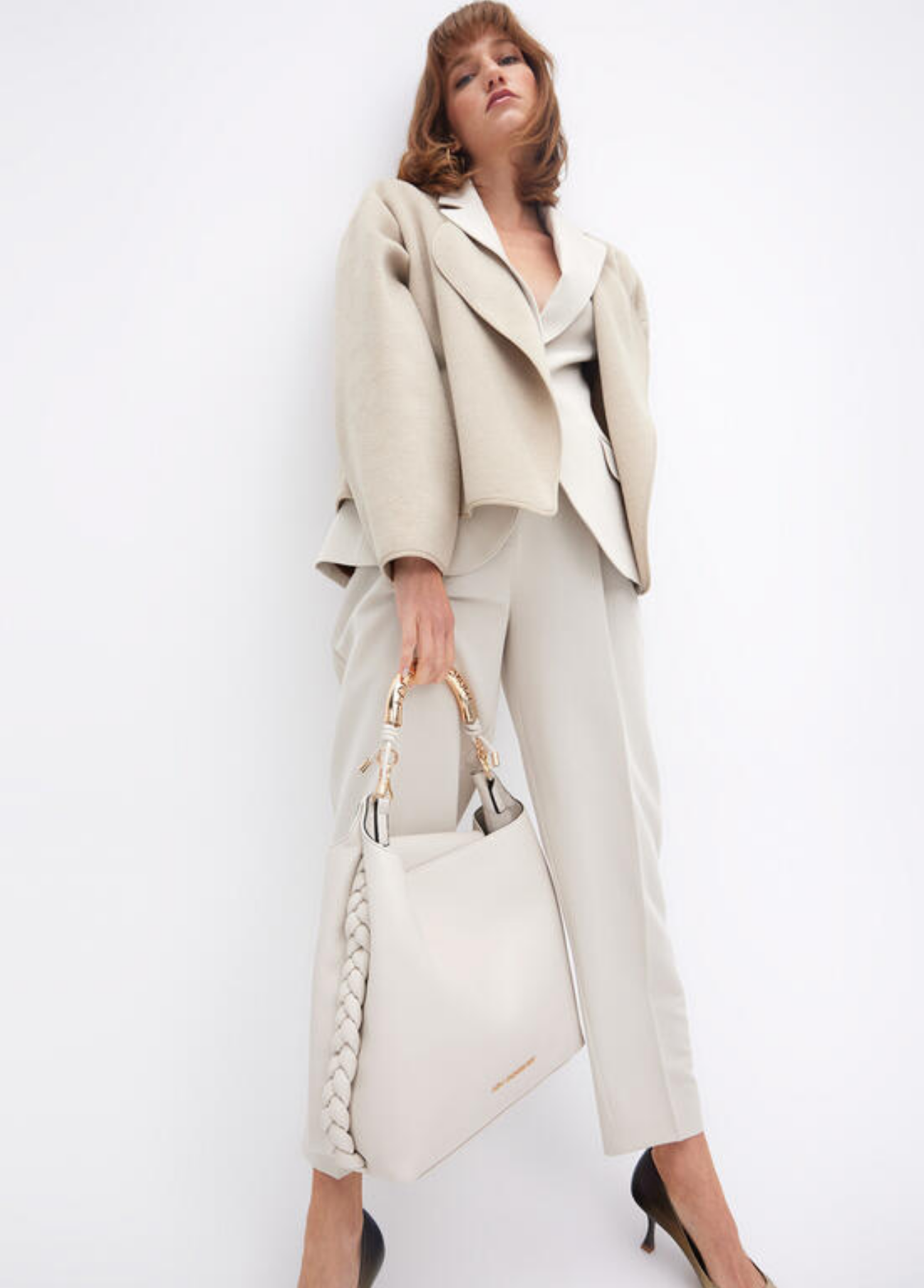 SHOPPER COM PEGA METÁLICA - LOLA CASADEMUNT