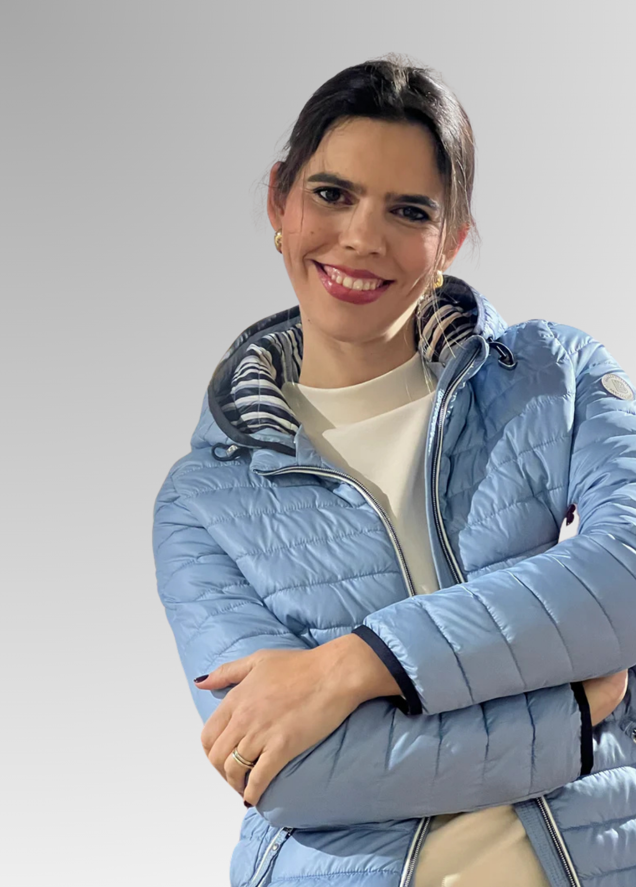 PARKA ACOLCHOADA AZUL - BÁRBARA LEBEK