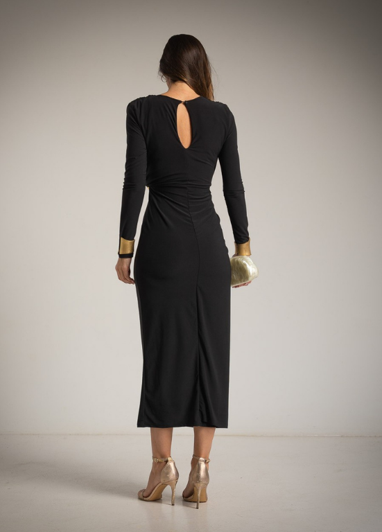 VESTIDO DRAPEADO CLÁSSICO - ALIBY