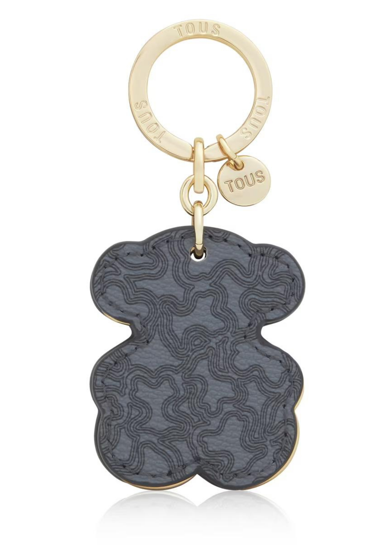 PORTA-CHAVES PRETO TRIPLE BEAR - TOUS