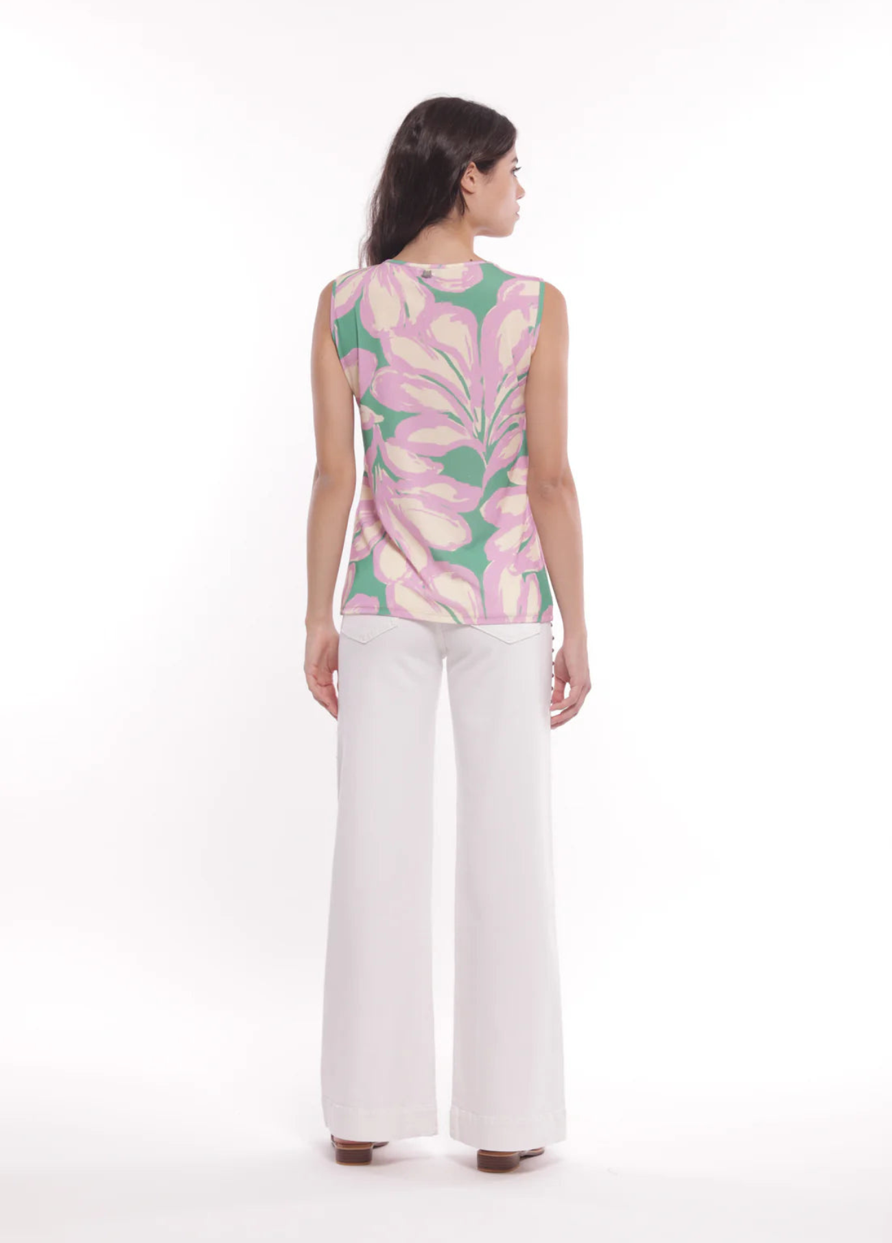 CALÇAS JEANS PALAZZO - MIMI MUA