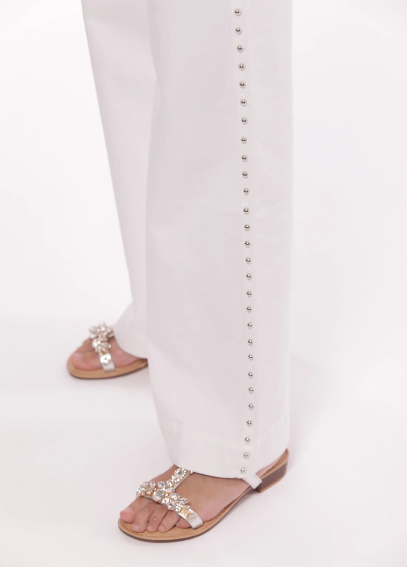 CALÇAS JEANS PALAZZO - MIMI MUA