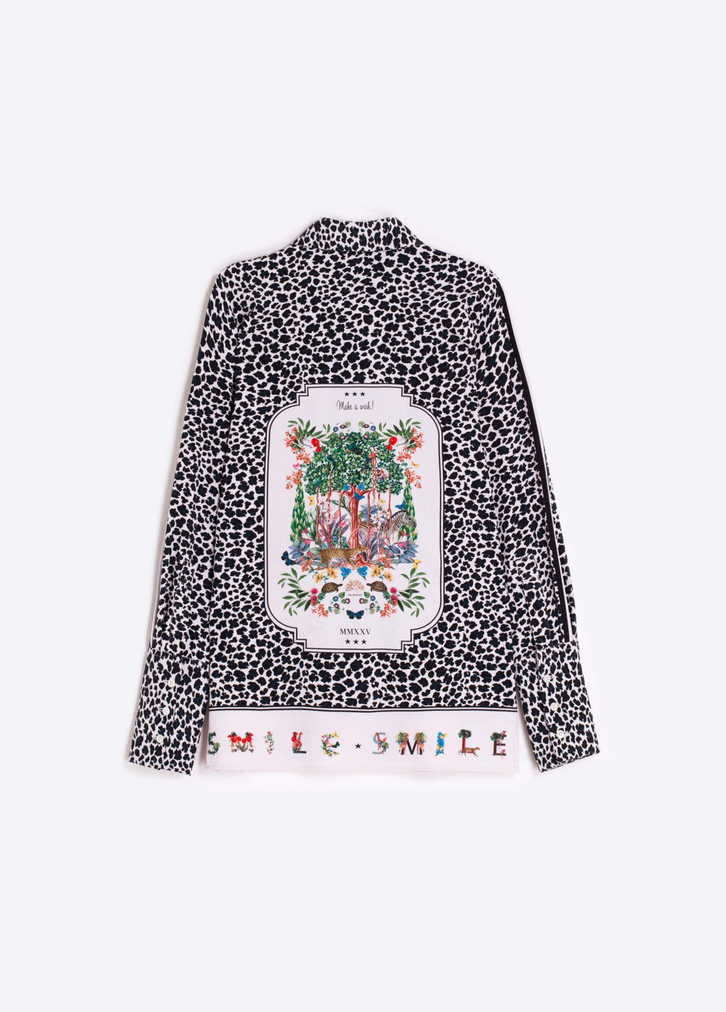 CAMISA ANIMAL PRINT COM ARTE NAS COSTAS - VILAGALLO
