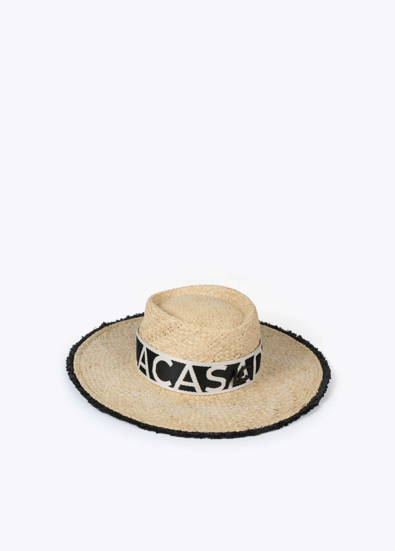 CHAPÉU EFEITO RÁFIA DESFIADO - LOLA CASADEMUNT